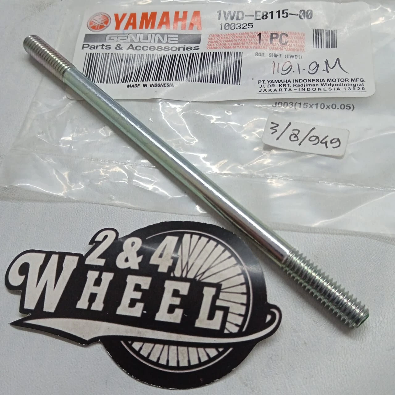 Yamaha YZFR3/MT03 2015-2024 Gear Shift Rod Assy 1WD-E8115-00 NEW GENUINE - Image 2