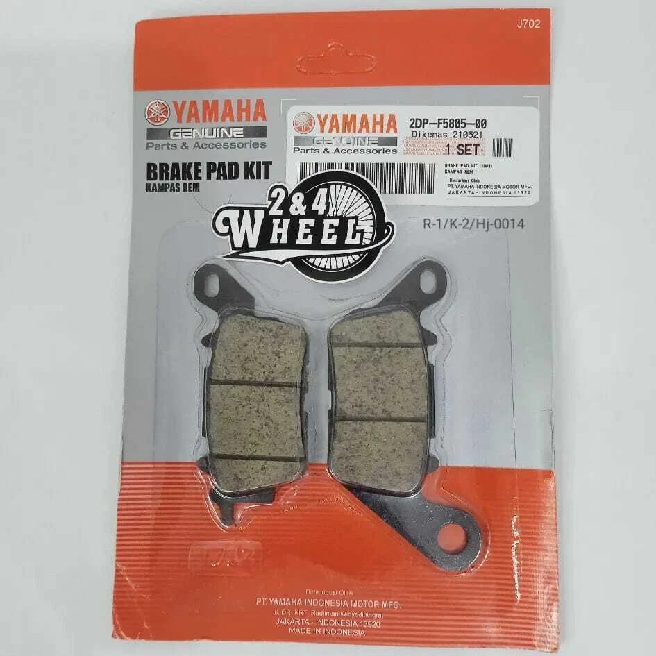 GENUINE YAMAHA GPD125-A GPD 125 A NMAX N MAX FRONT BRAKE PAD SET 2DP-F5805-00