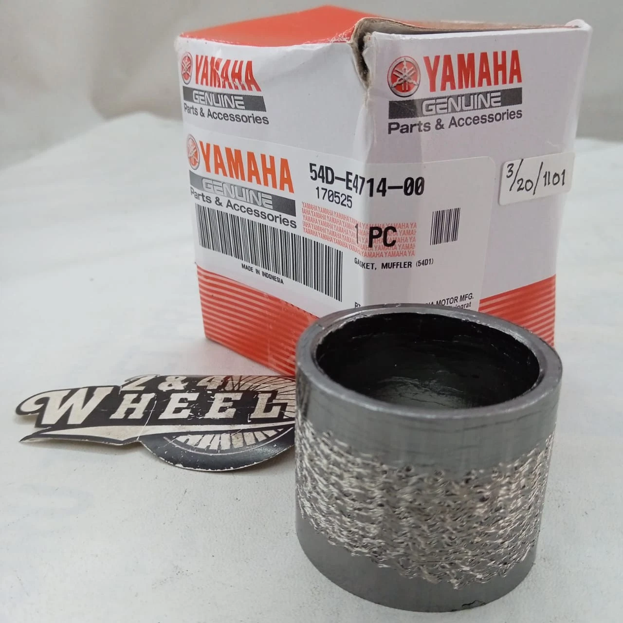 NEW GENUINE Yamaha XMAX300 2017-2024 Exhaust Muffler Gasket 54D-E4714-00