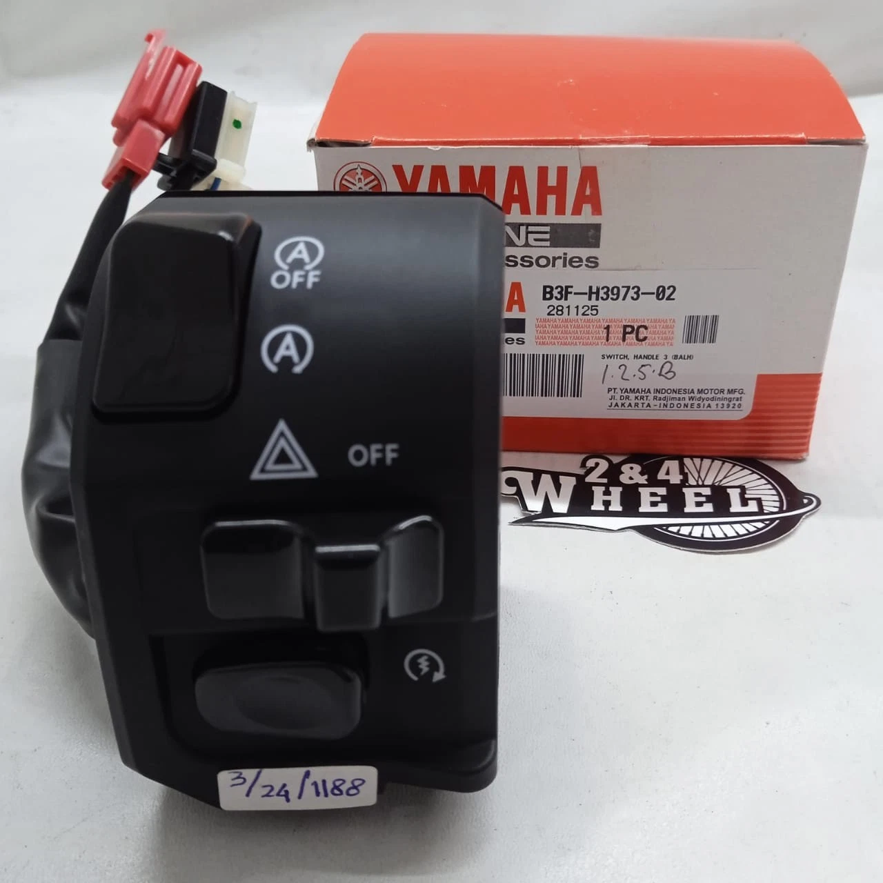 New Genuine Yamaha NMAX125 N-MAX 125 Right Starter Control Switch B3F-H3973-02