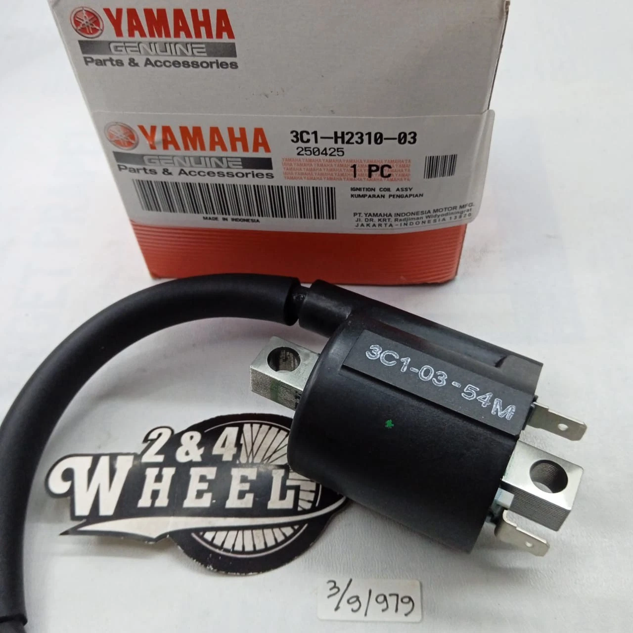Yamaha YZF R125 MT125 NMAX125 Ignition Coil Assy 3C1-H2310-03 NEW GENUINE - Image 2