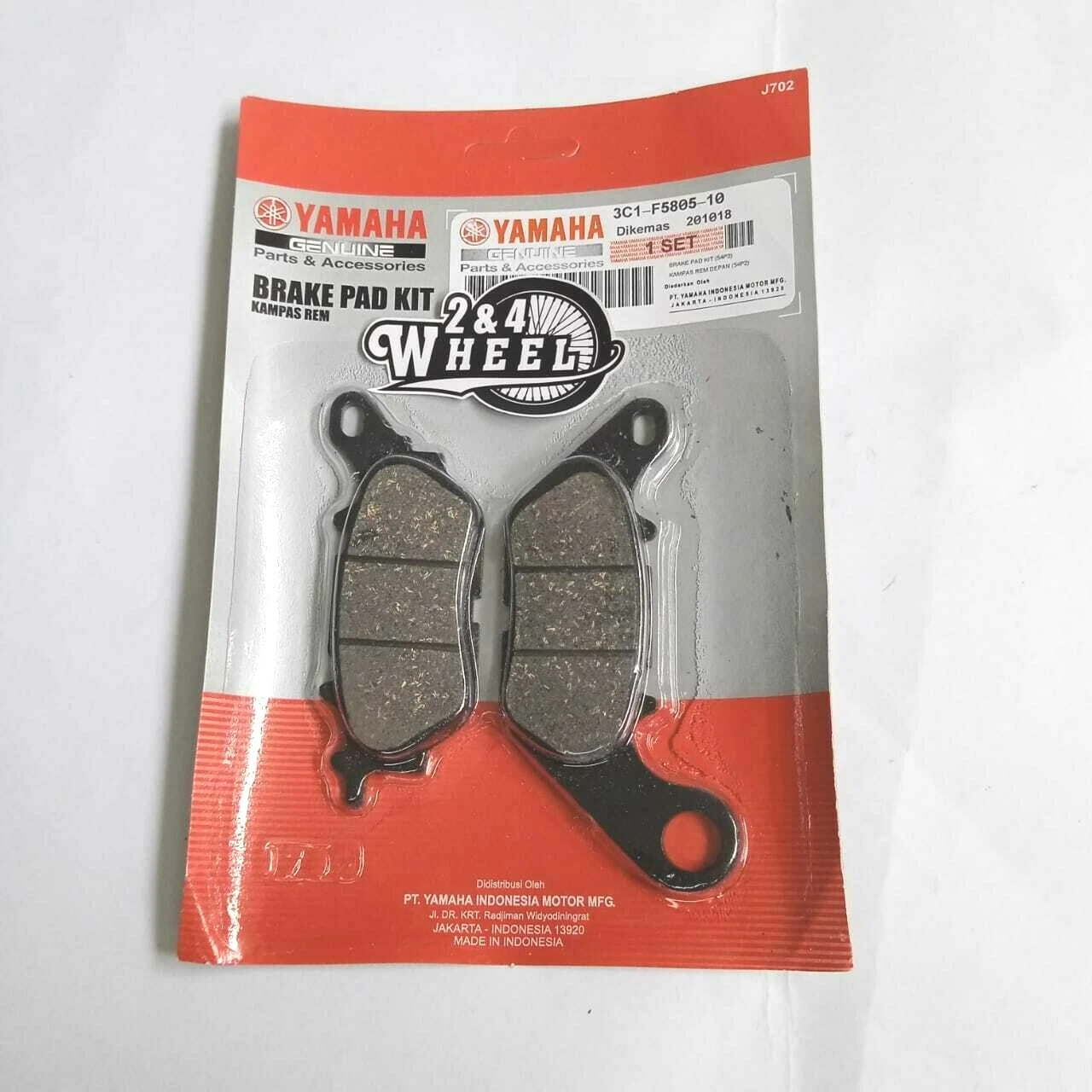 GENUINE YAMAHA GPD125-A GPD 125 A NMAX N MAX REAR BRAKE PAD SET 3C1-F5805-10