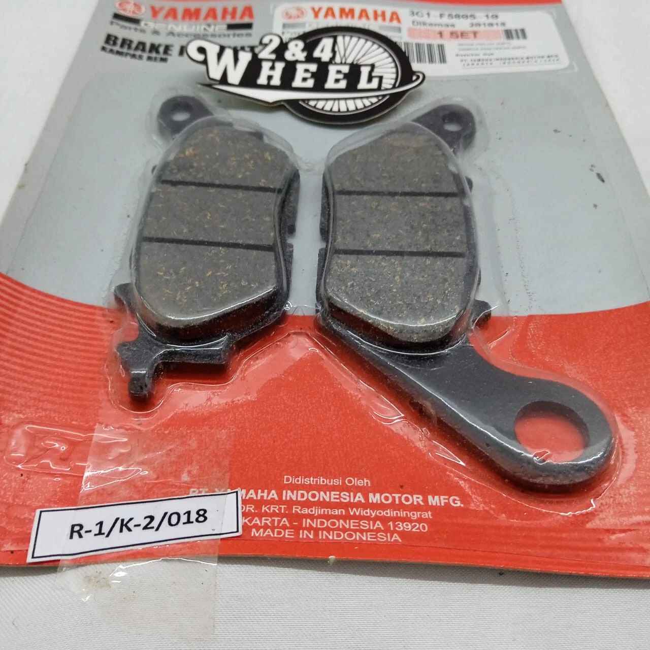 GENUINE YAMAHA GPD125-A GPD 125 A NMAX N MAX REAR BRAKE PAD SET 3C1-F5805-10 - Image 3