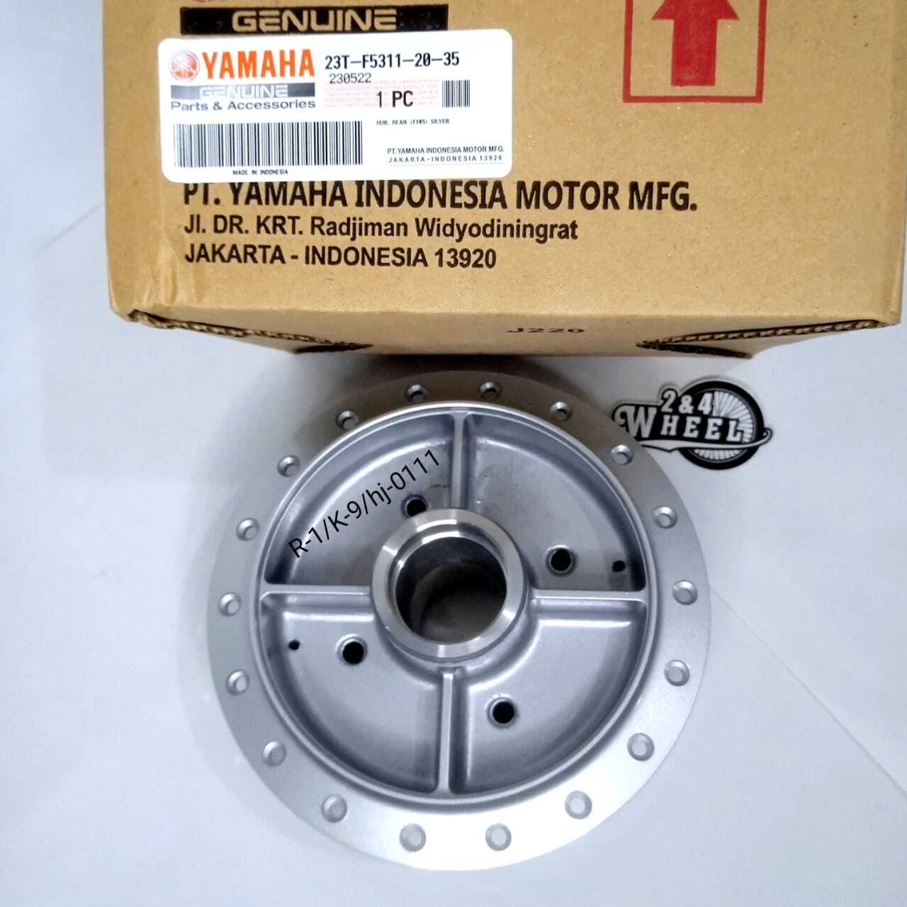 Yamaha Jupiter Z T105 Hub Rear Hub Genuine 23T-F5311-20-35