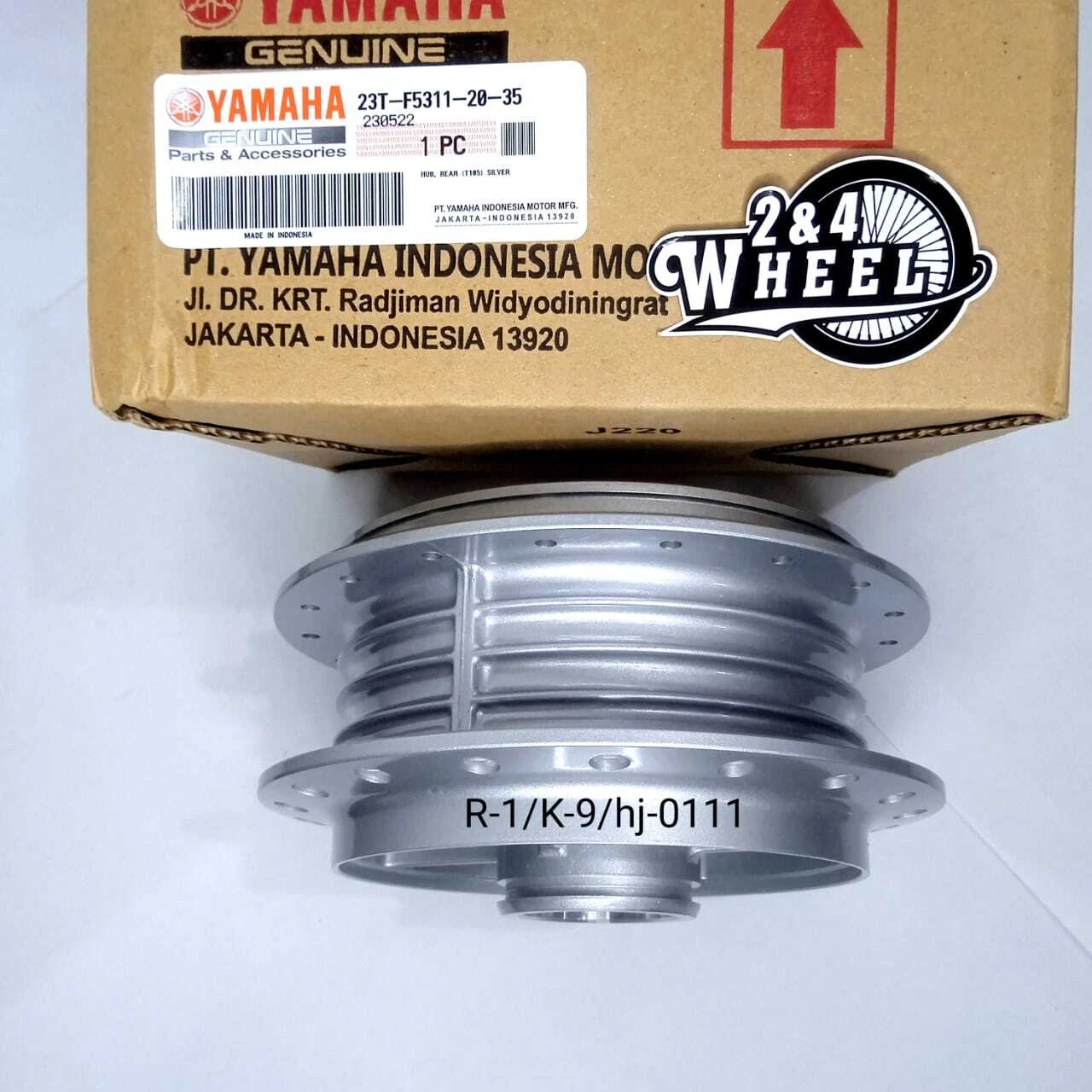 Yamaha Jupiter Z T105 Hub Rear Hub Genuine 23T-F5311-20-35 - Image 3