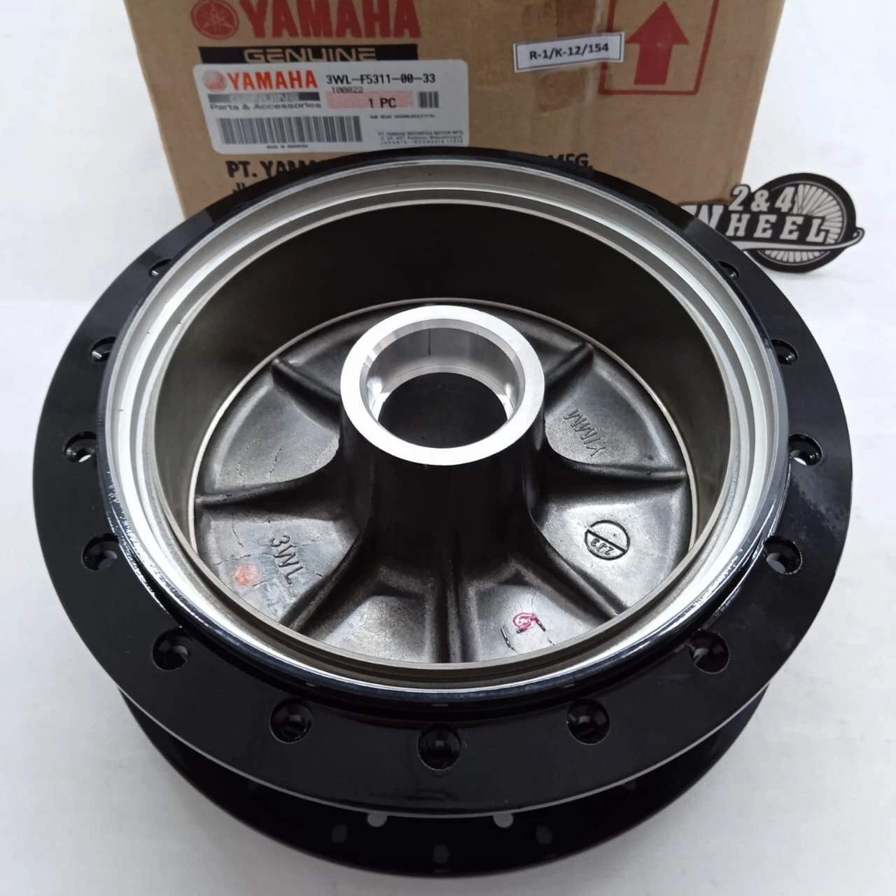 Yamaha RXK RXS RX115 RX135 SX4 Z225 Rear Wheel Hub Drum 3WL-F5311-00-33 GENUINE - Image 4