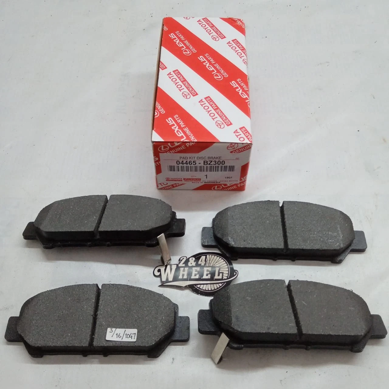 Toyota Avanza/Raize Front Brake Pads 2021-Up 04465-BZ300 NEW OEM - Image 2