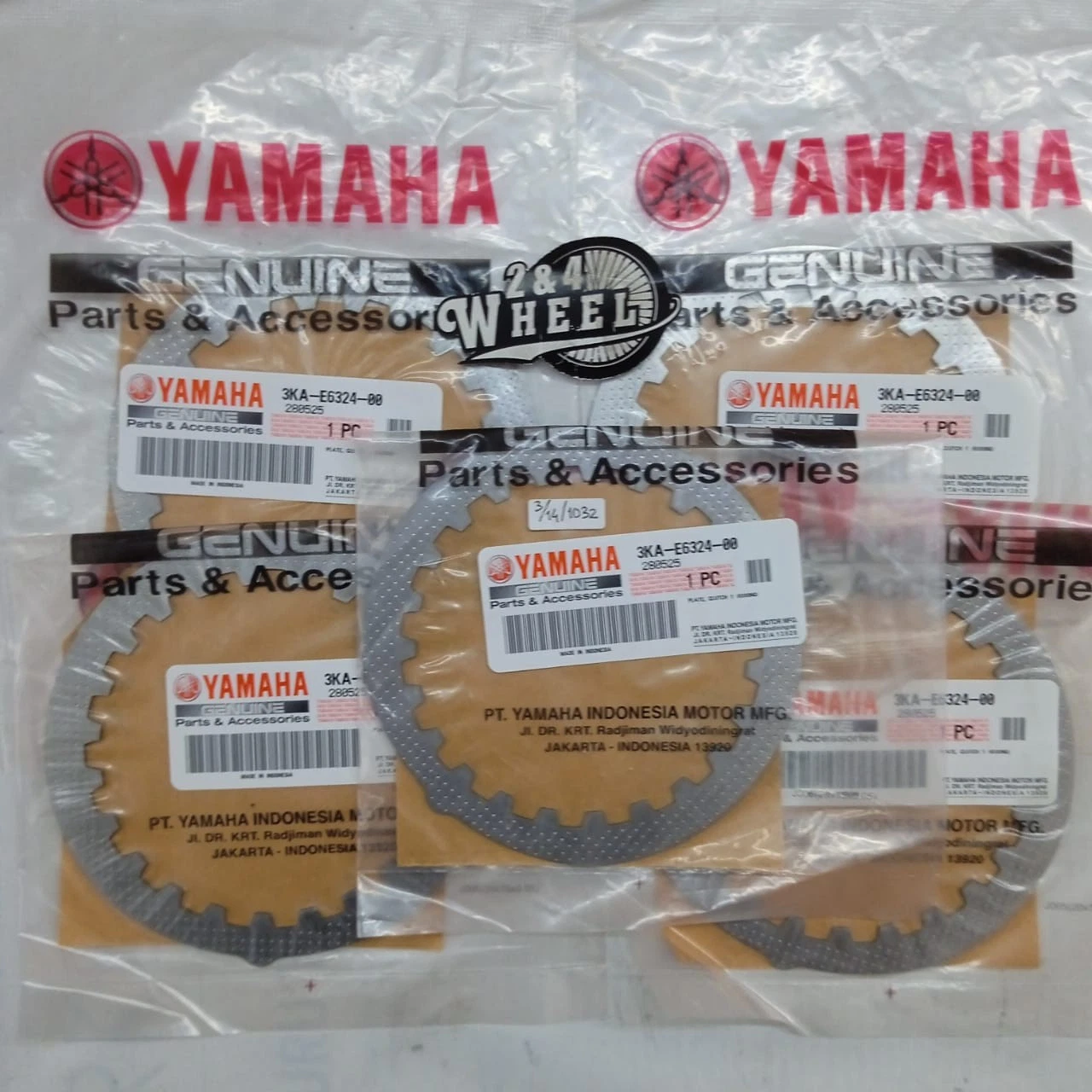 NEW GENUINE Yamaha RX115 RX135 3KA-E6324-00 Plate Clutch 5Pcs