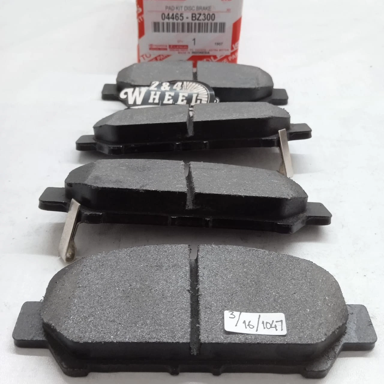 Toyota Avanza/Raize Front Brake Pads 2021-Up 04465-BZ300 NEW OEM - Image 3