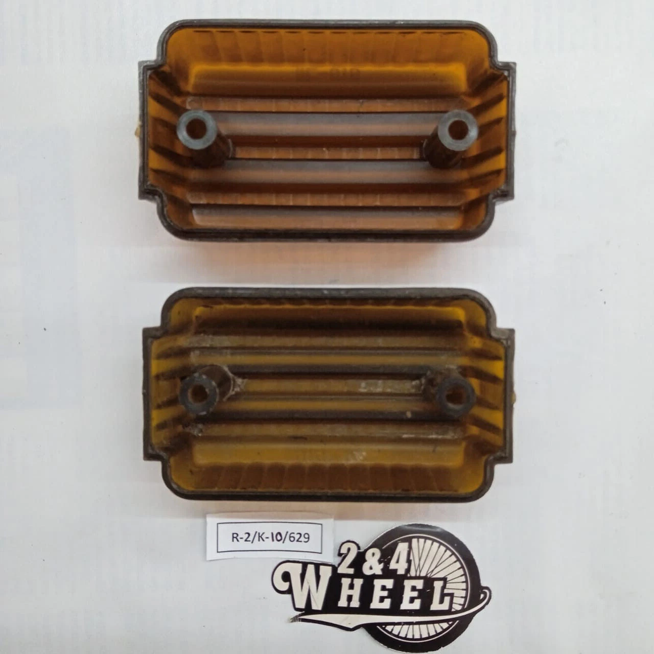 Yamaha RXS RX Spesial RX115 YT115 Turn Signal Winker Lens 2Pcs L/R NOS - Image 2