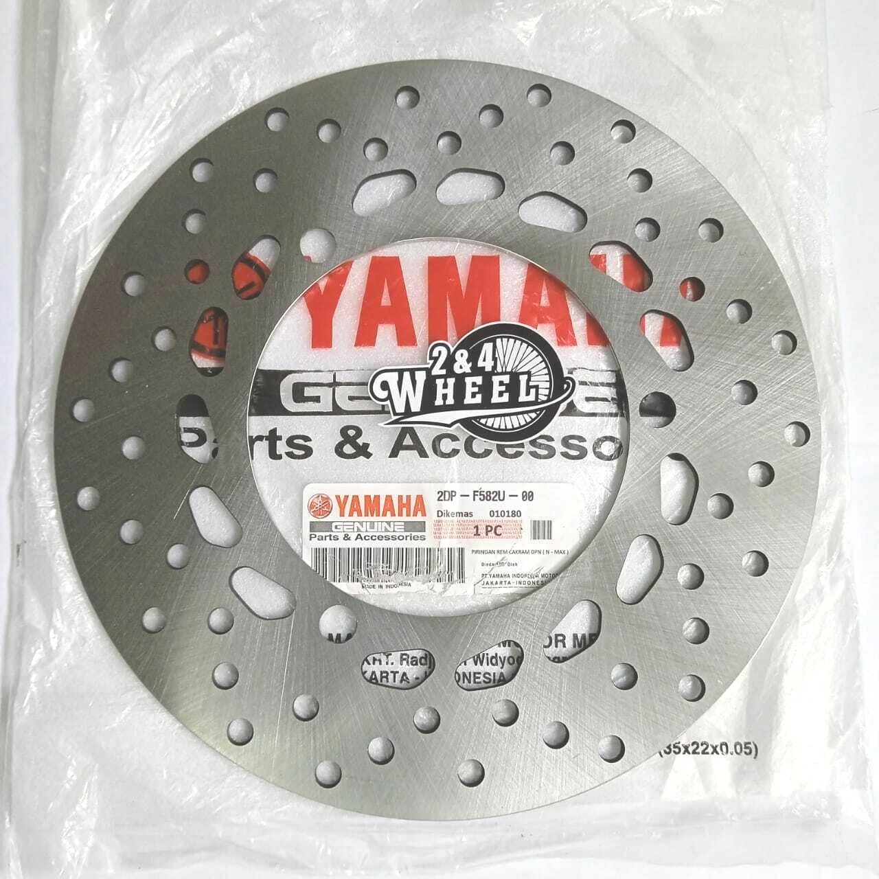 YAMAHA N MAX NMAX GPD 125 GPD125 2015- 2021 FRONT BRAKE DISC 2D-PF582U-00 - Image 4
