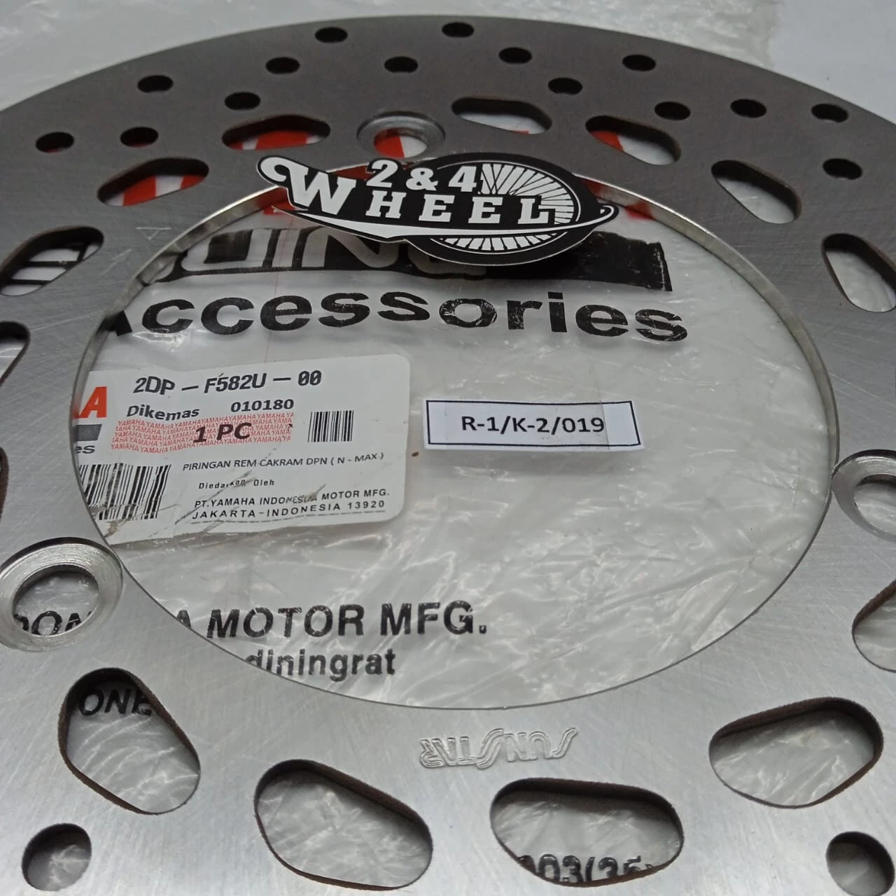 YAMAHA N MAX NMAX GPD 125 GPD125 2015- 2021 FRONT BRAKE DISC 2D-PF582U-00 - Image 6