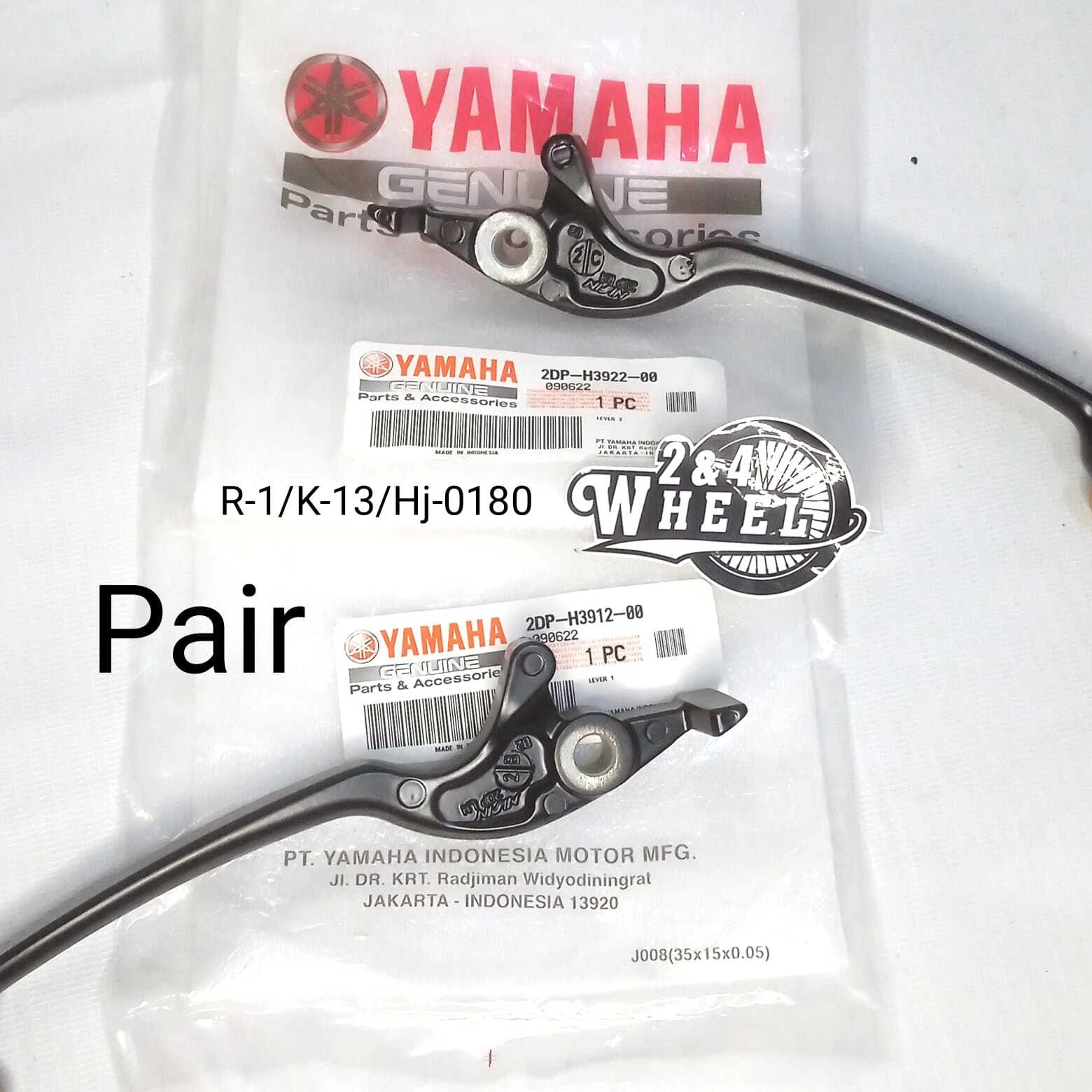 Yamaha N MAX NMAX 2016-2021 Left Right Brake Lever 2DP-H3912-00 2DP-H392200 Pair - Image 2