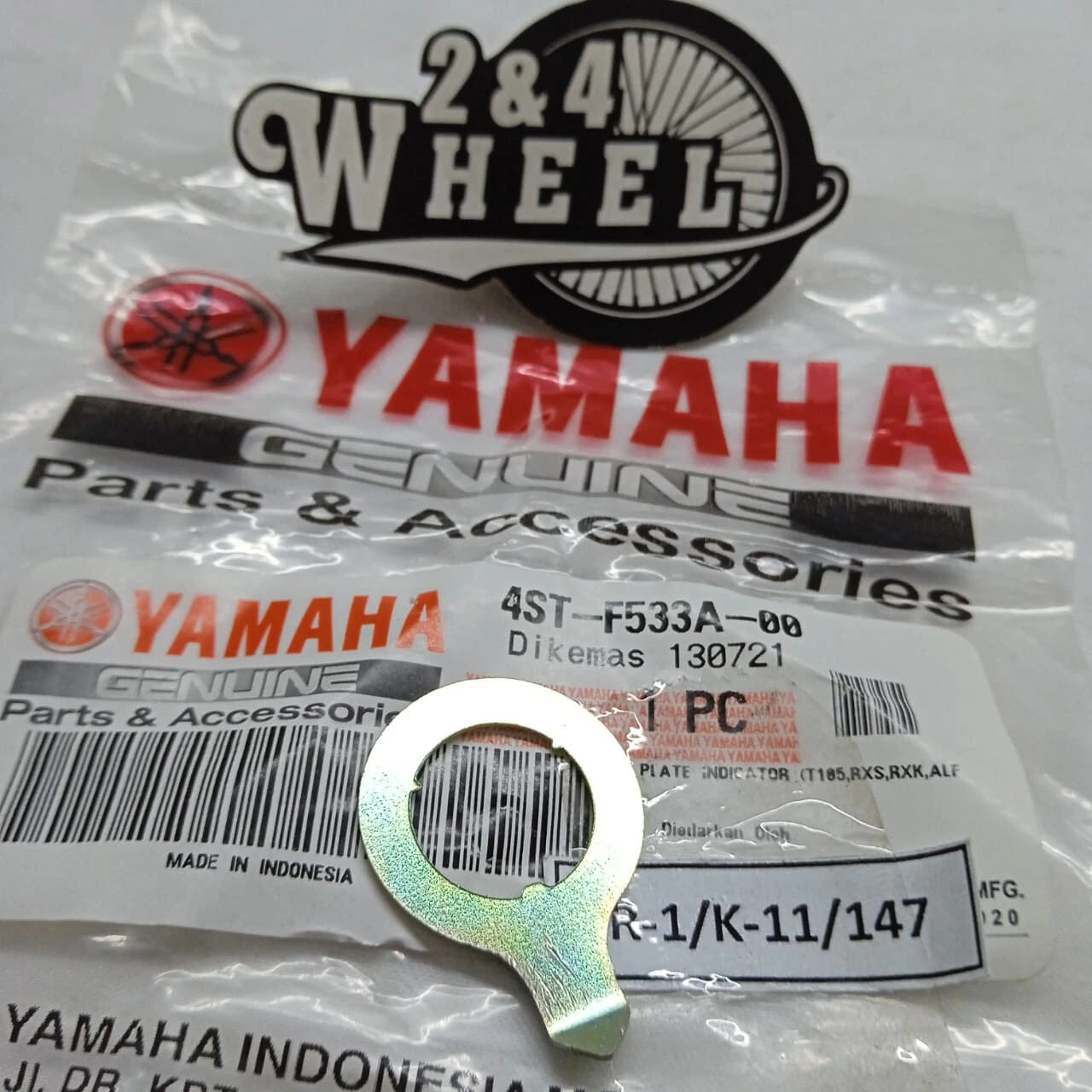 Yamaha RXK RXS RX115 RX135 SX4 Z225 Rear Brake Lever Camshaft Assy 3KA-F5355-00 - Image 8