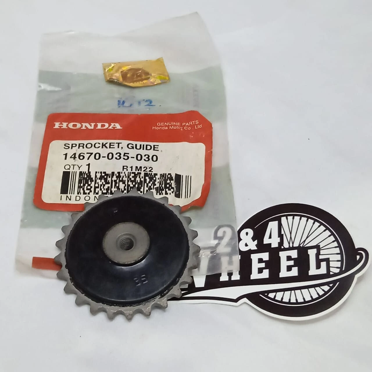 Genuine Honda Cam Timing Chain Guide SPROCKET 14670-035-030 - Image 2