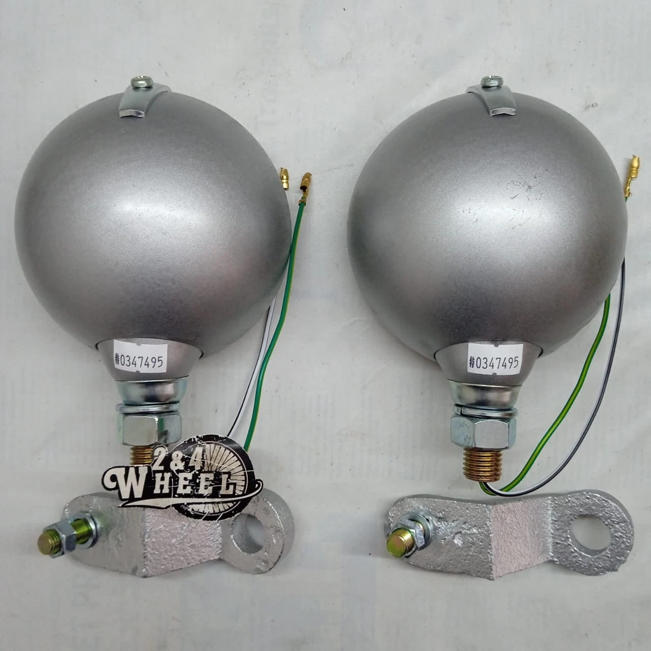 Toyota Land Cruiser FJ40 FJ43 FJ45 Fog Light Lamp with Bracket Pair Lh/Rh NEW - Image 2