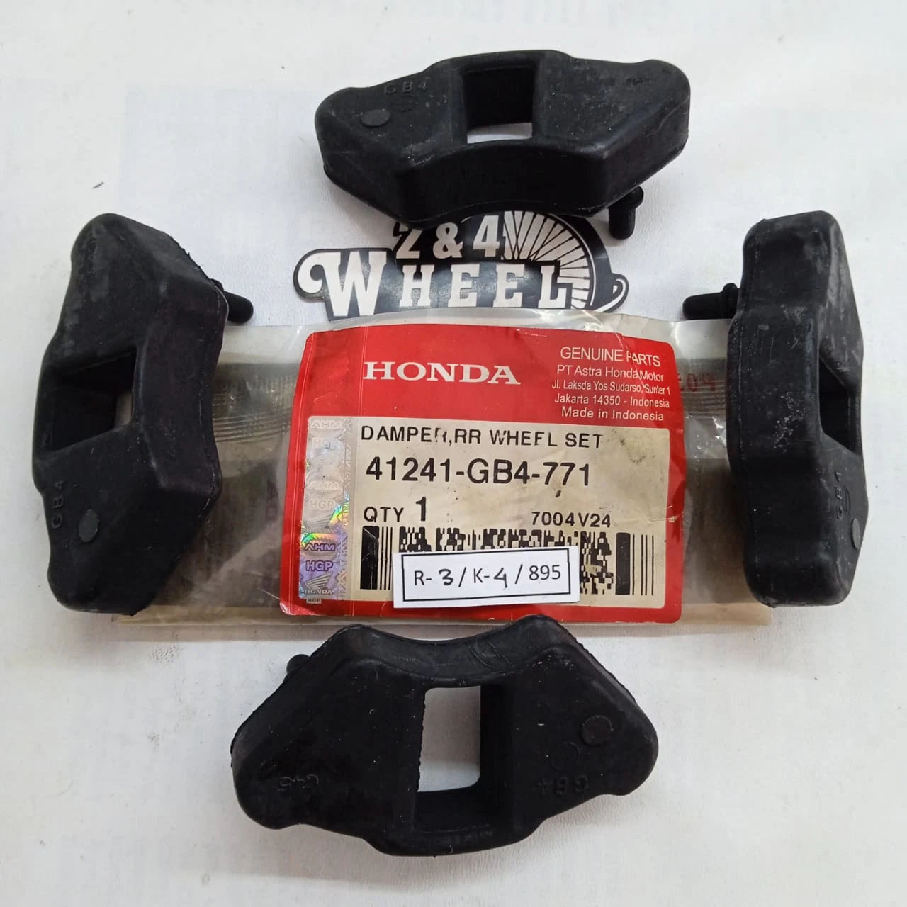 Honda C50 C70 C90 CM91 C100 C105 C200 Trail S90 CL90 Rear Wheel Rubber Damper - Image 2