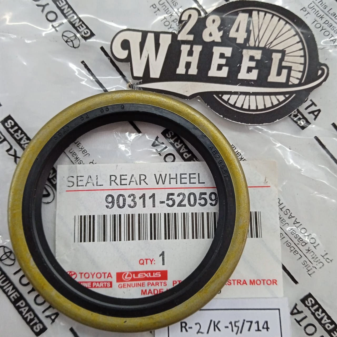 9031152059 90311-52059 Toyota Seal Oil For Rear Axle Shaft Lh/Rh NEW