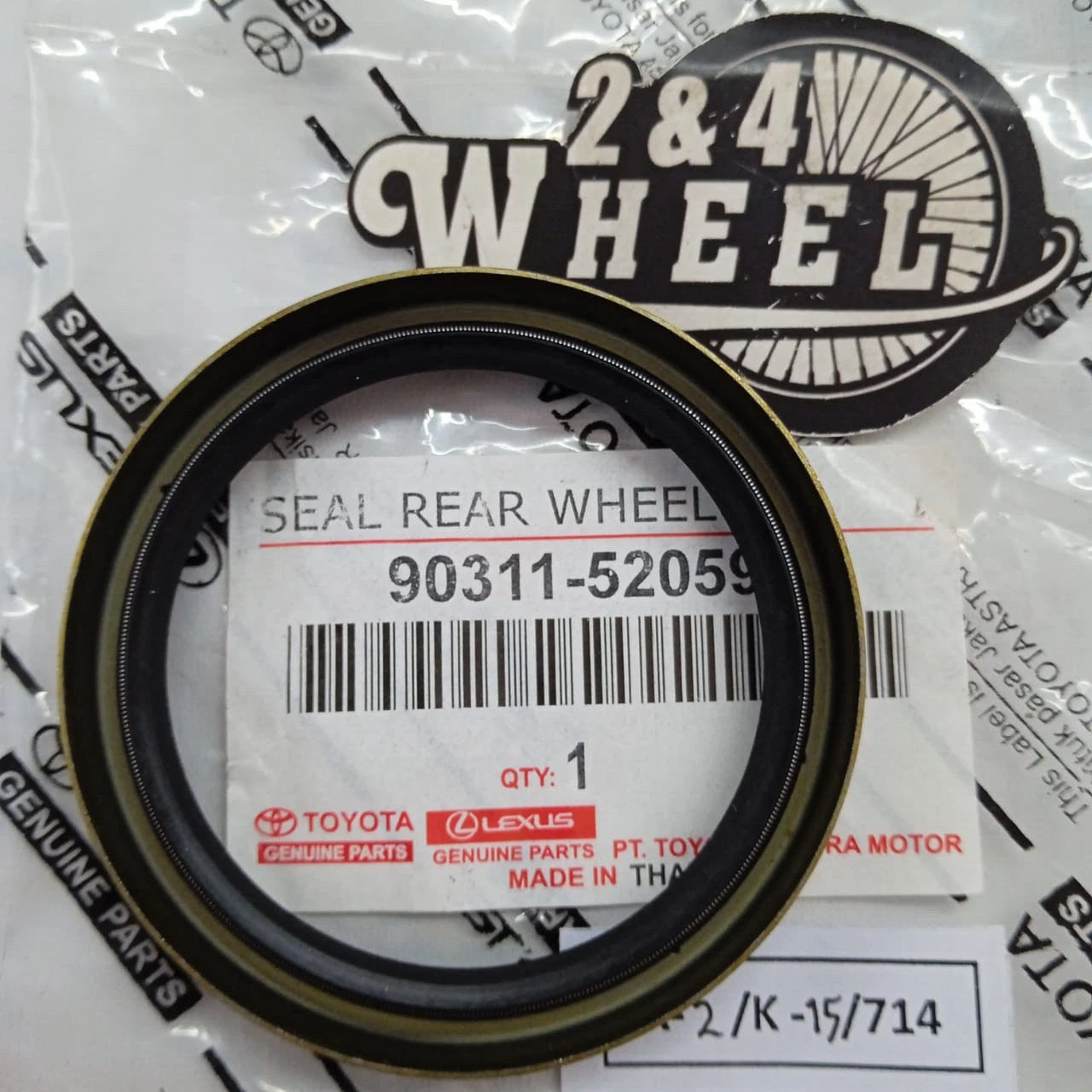 9031152059 90311-52059 Toyota Seal Oil For Rear Axle Shaft Lh/Rh NEW - Image 2